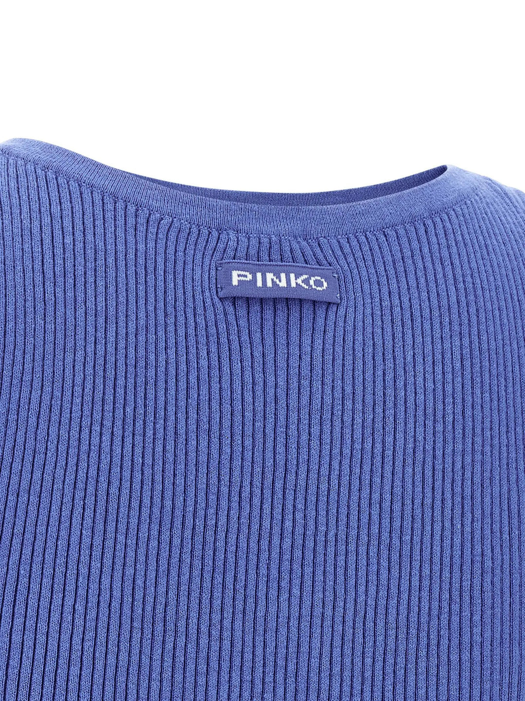 PINKO Blue Cotton Tank Tops