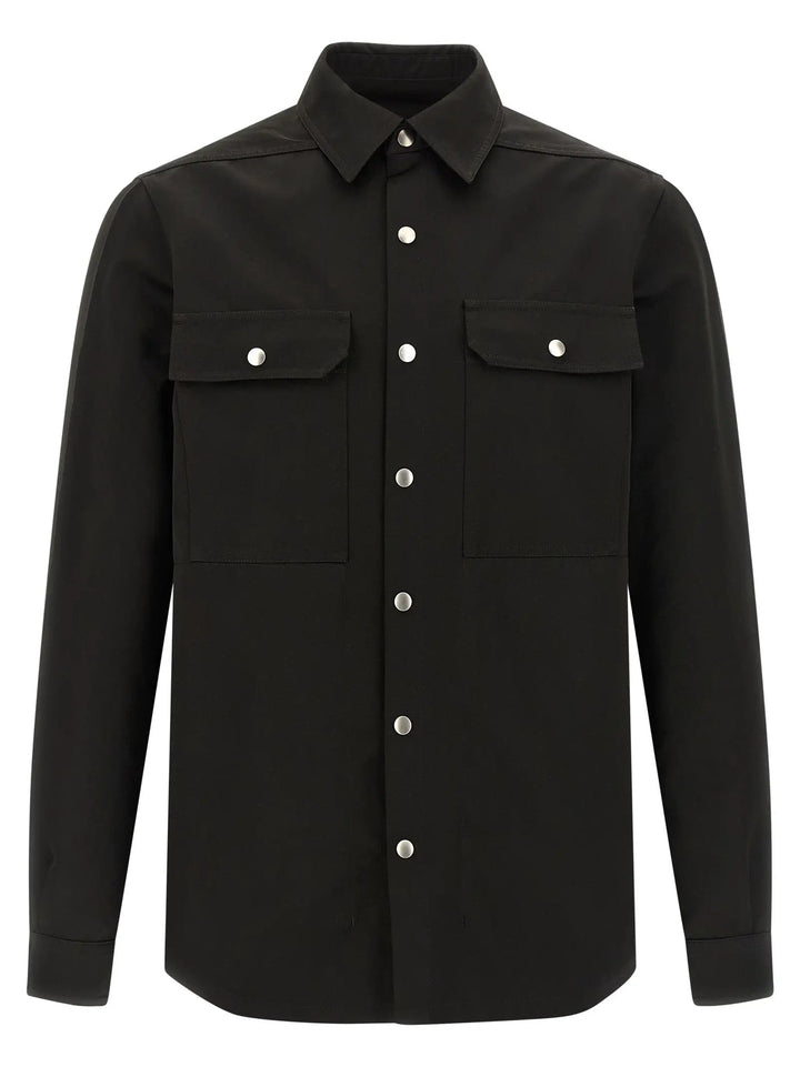 Rick Owens Black Polyester Overshirt