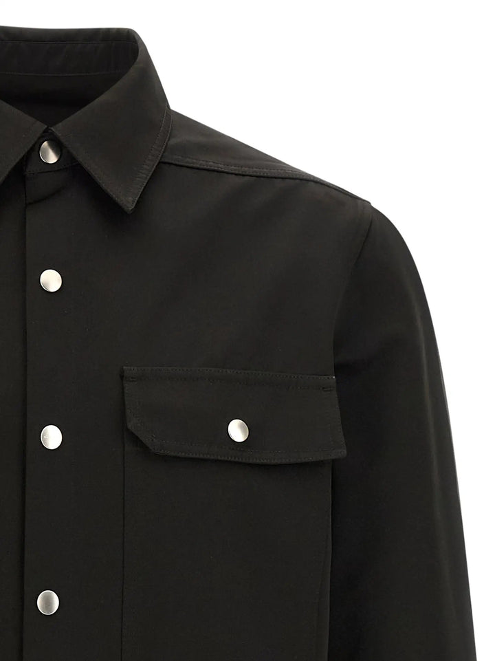 Rick Owens Black Polyester Overshirt