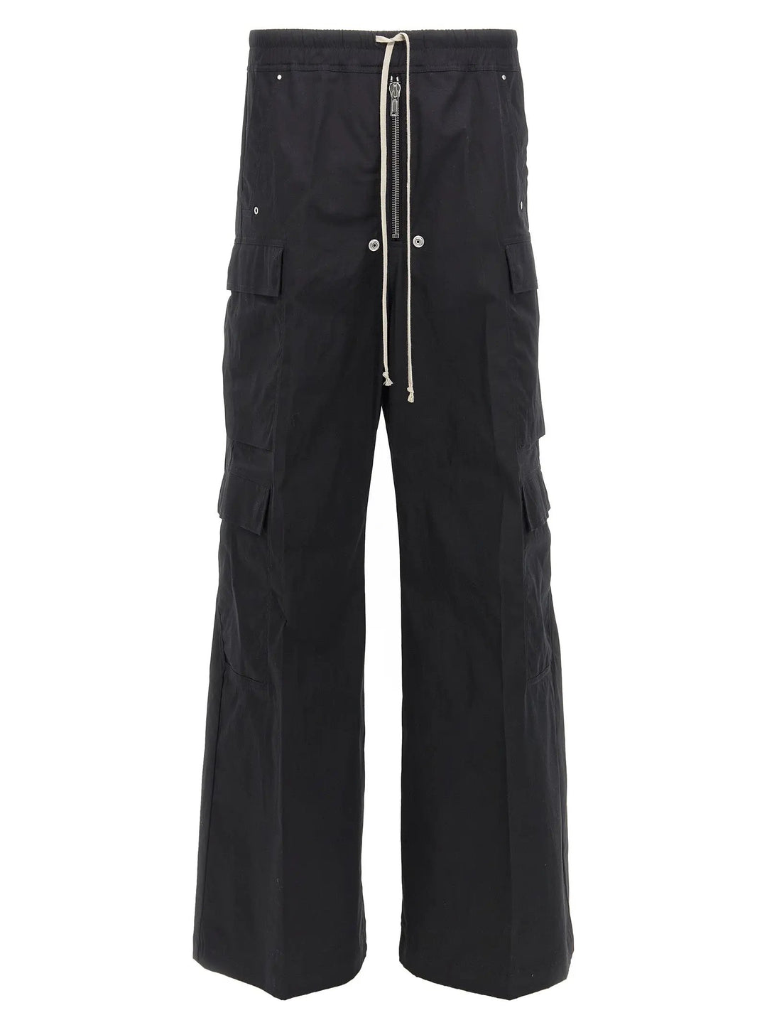 Rick Owens Sample Sale | Rick Owens Black Cotton Cargo Pants - | Designer outlet