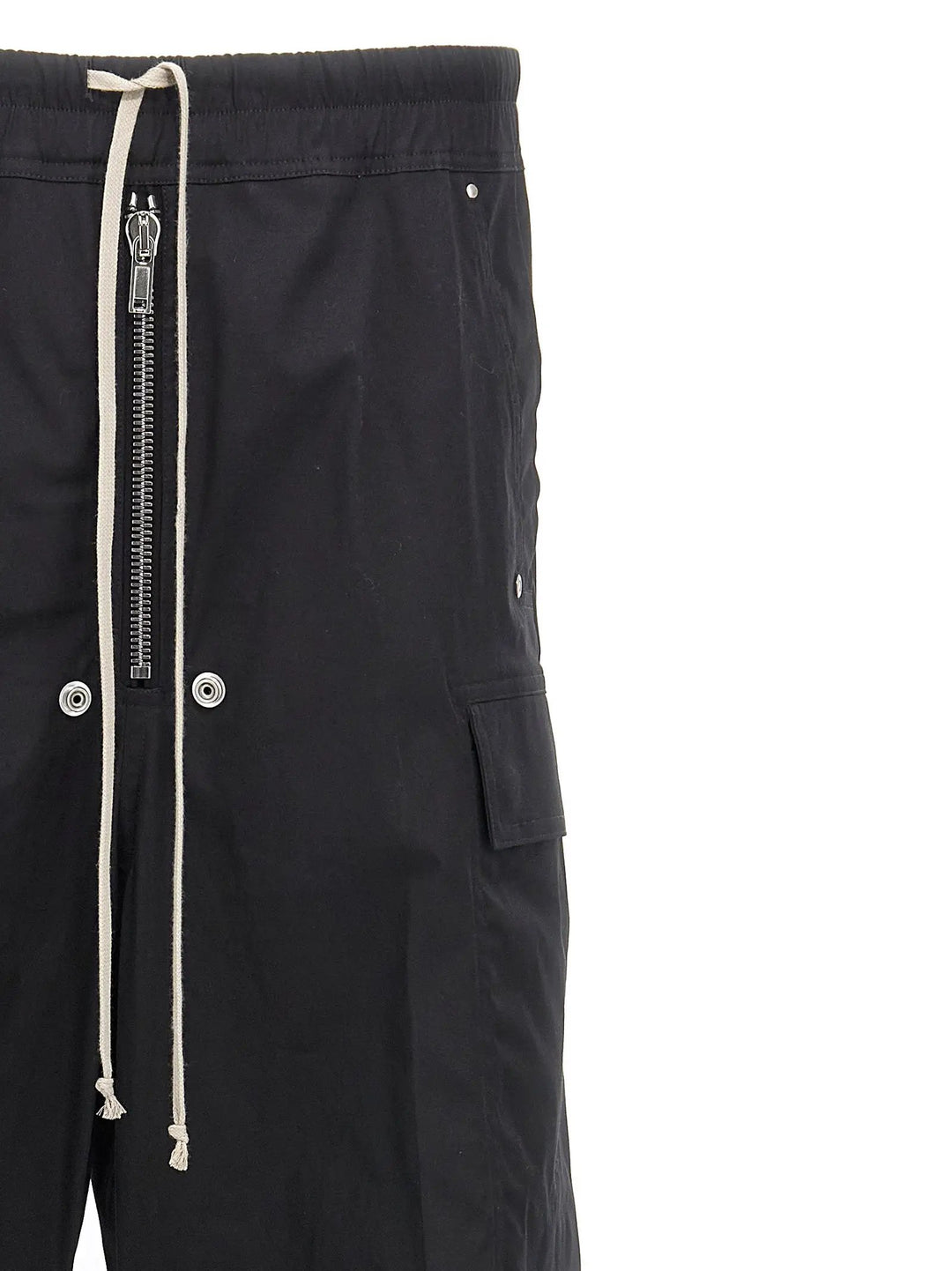 Rick Owens Sample Sale | Rick Owens Black Cotton Cargo Pants - | Designer outlet