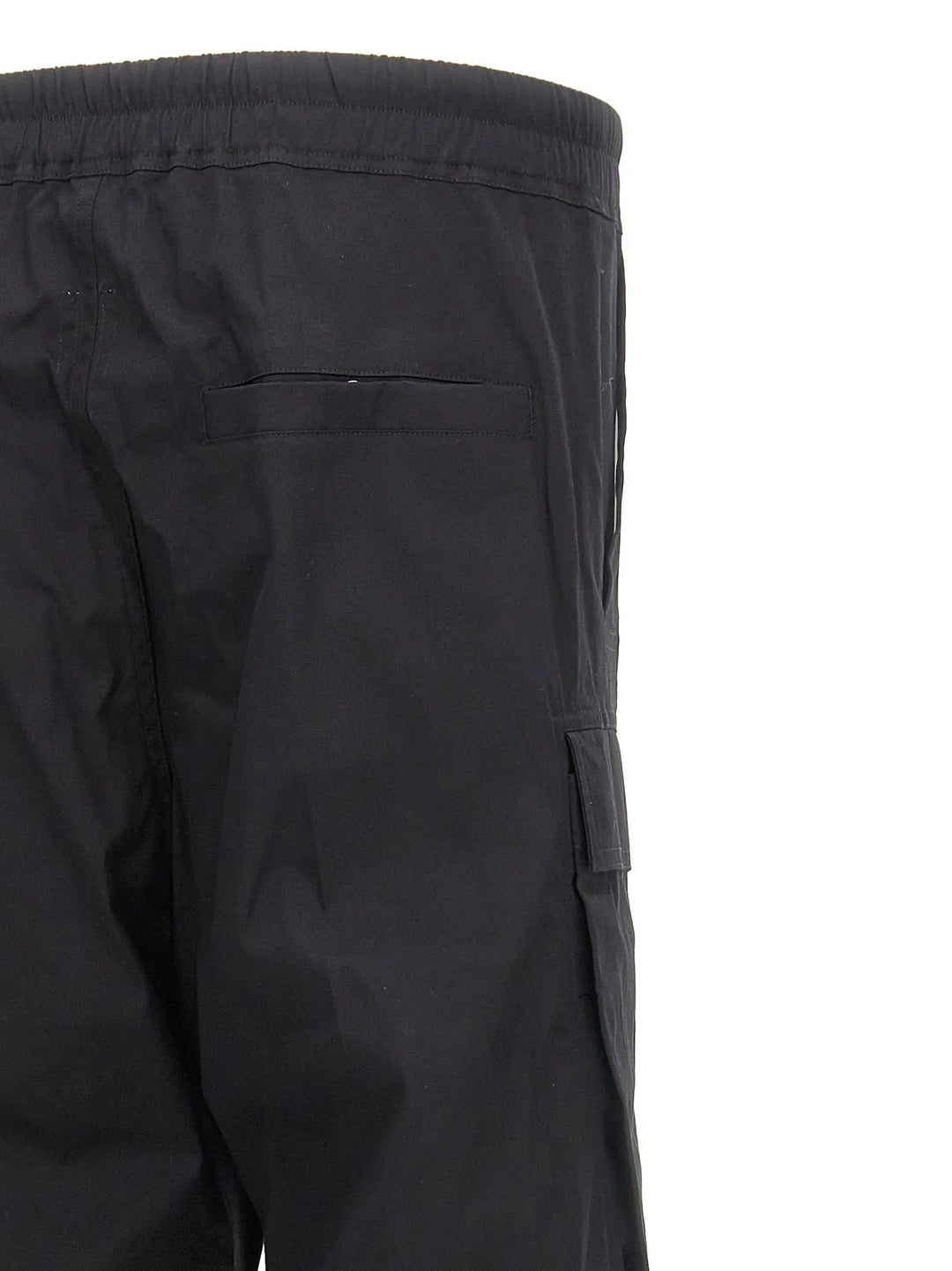Rick Owens Sample Sale | Rick Owens Black Cotton Cargo Pants - | Designer outlet