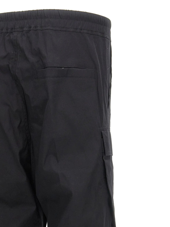 Rick Owens Sample Sale | Rick Owens Black Cotton Cargo Pants - | Designer outlet
