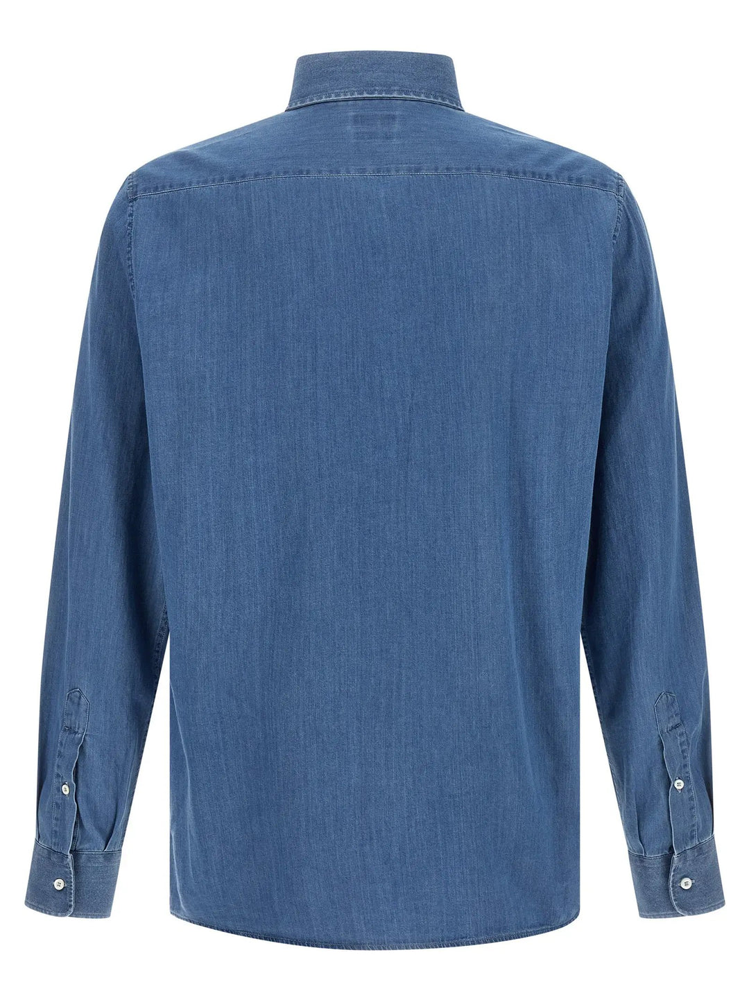 Brunello Cucinelli Blue Cotton Blouse
