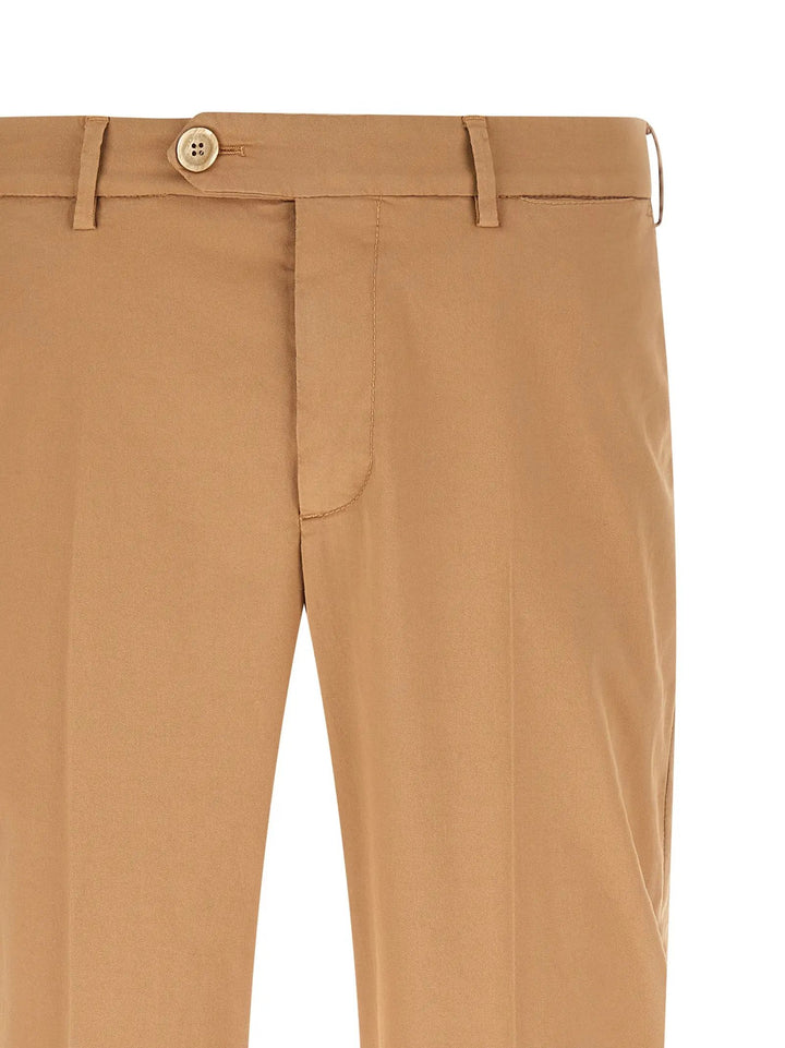 Brunello Cucinelli Beige Cotton Casual Pants