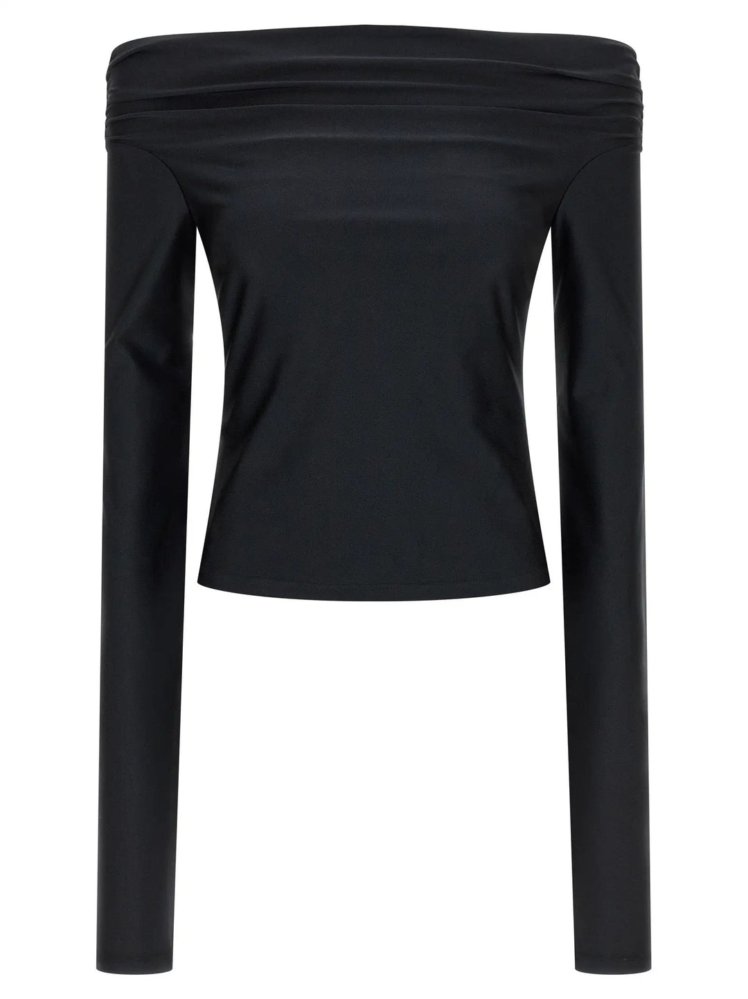 The Andamane Black Polyamide Tank Tops