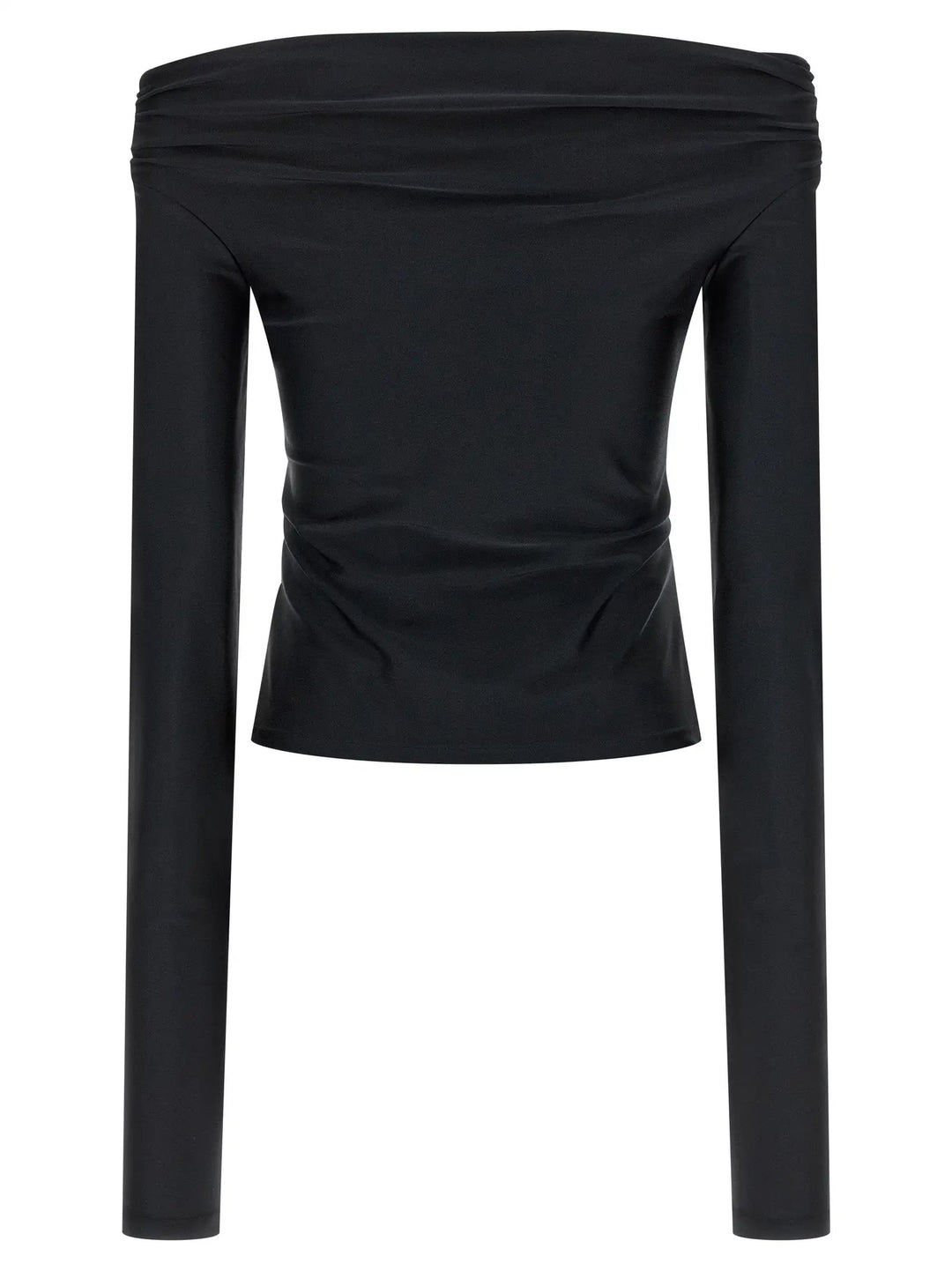 The Andamane Black Polyamide Tank Tops