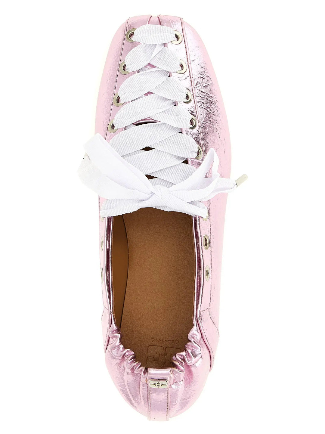 Ganni Multicolor Polyethylene Ballet Flats