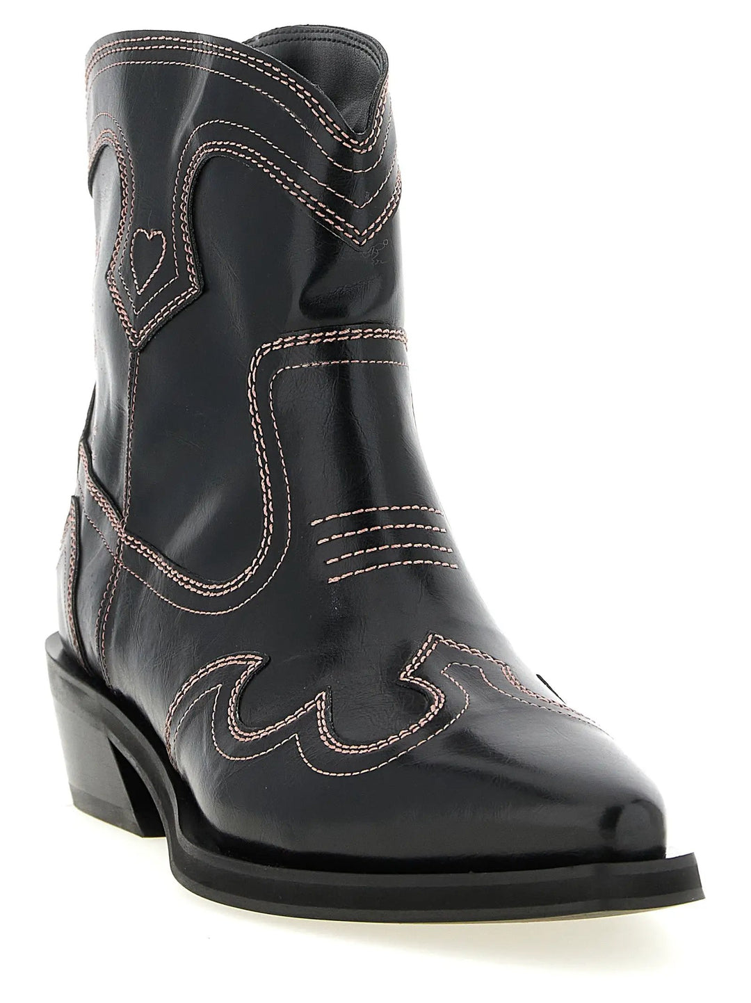 Ganni Black Polyethylene Chelsea Boots