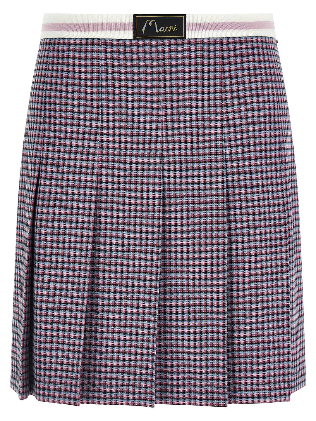 Marni Purple Viscose Long Skirt