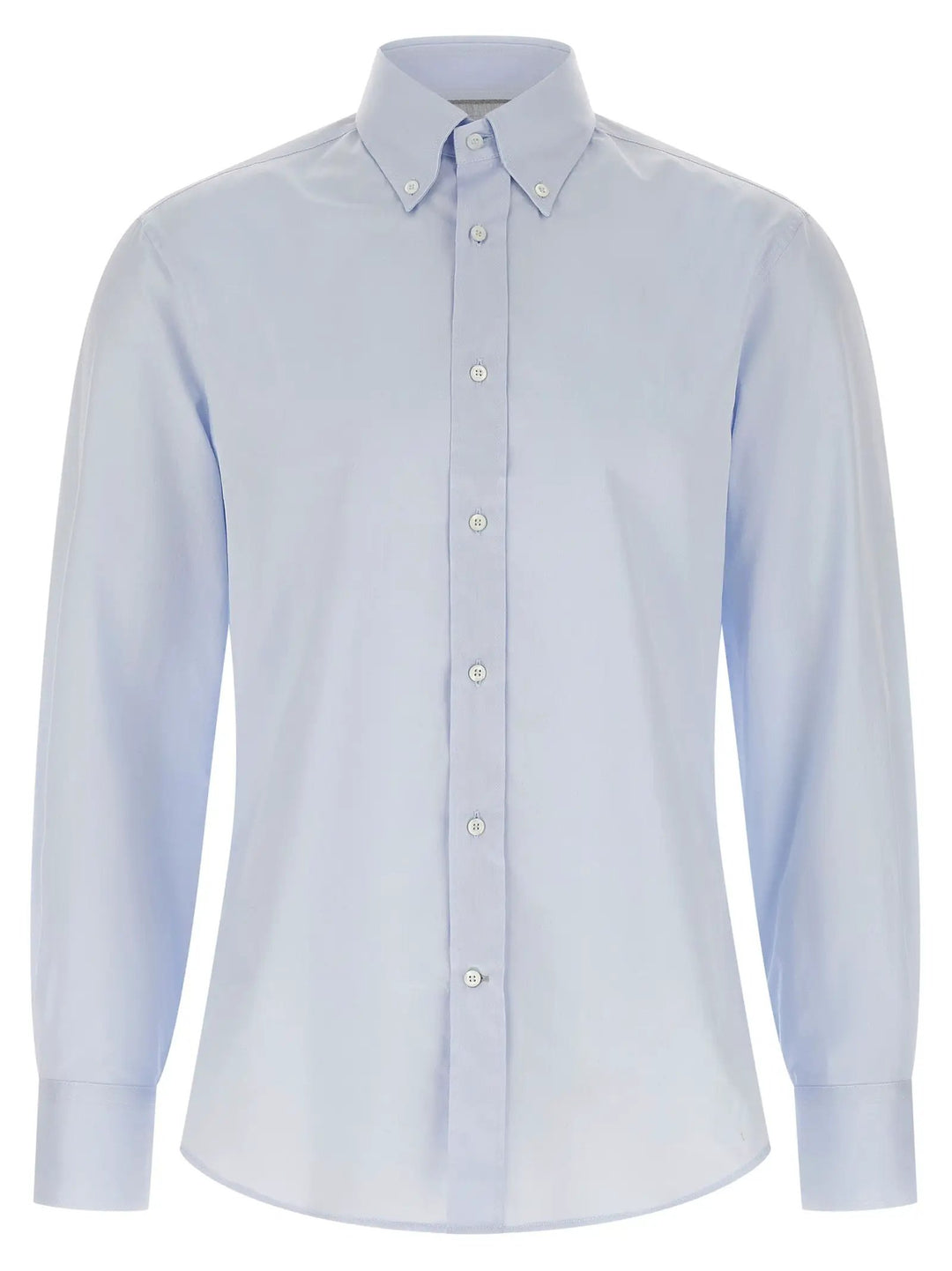 Brunello Cucinelli Blue Cotton Blouse