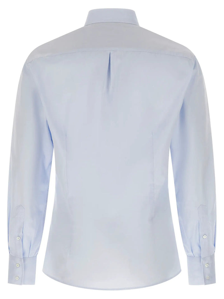 Brunello Cucinelli Blue Cotton Blouse