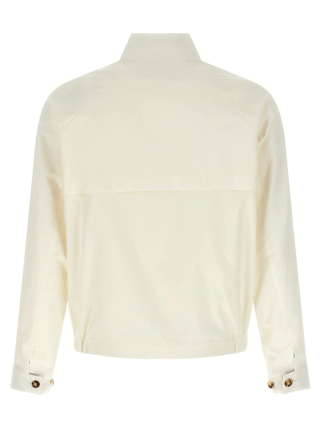 Brunello Cucinelli White Cotton Full-Length Jacket