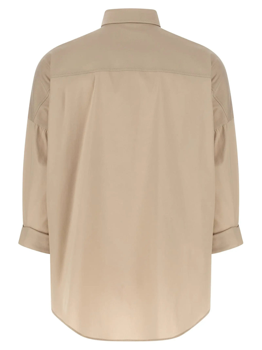 Brunello Cucinelli Beige Cotton Blouse