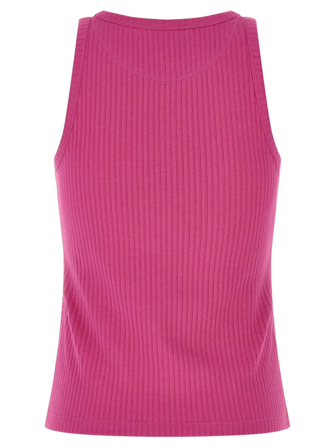 Marni Fuchsia Cotton Sleeveles T-Shirt