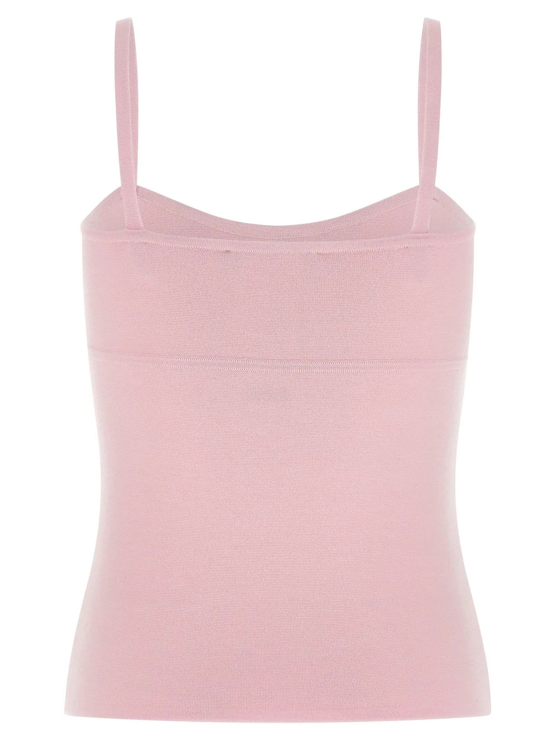 Max Mara Multicolor Virgin Wool Sleeveles T-Shirt