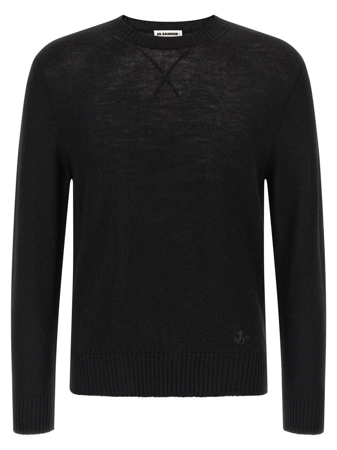 Jil Sander Black Virgin Wool Cardigan