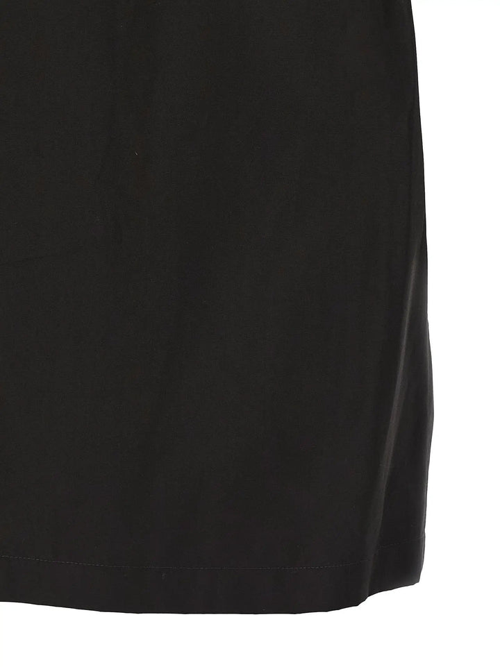Jil Sander Black Cotton Blouse