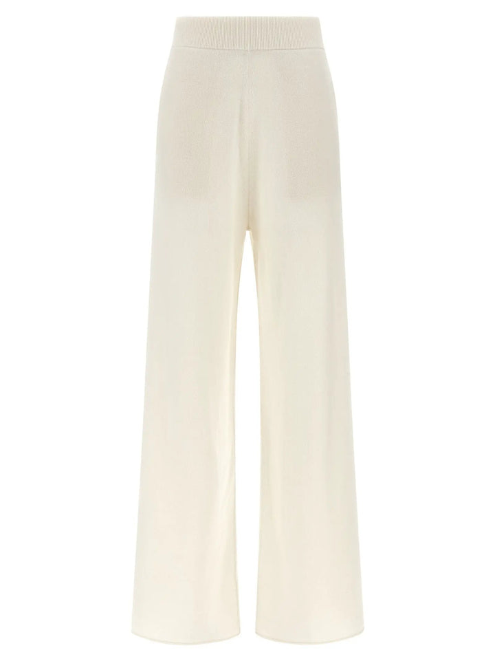 Max Mara White Cashmere Casual Pants