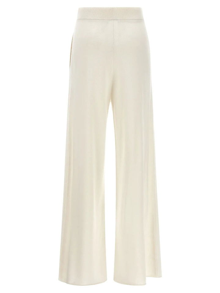 Max Mara White Cashmere Casual Pants