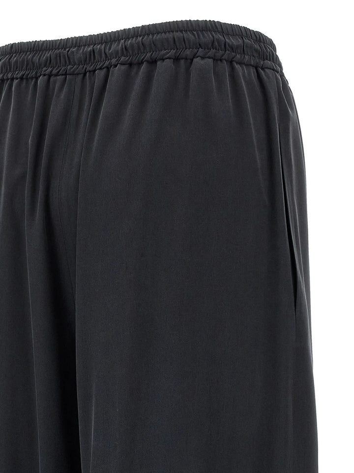 Max Mara Blue Silk Casual Pants