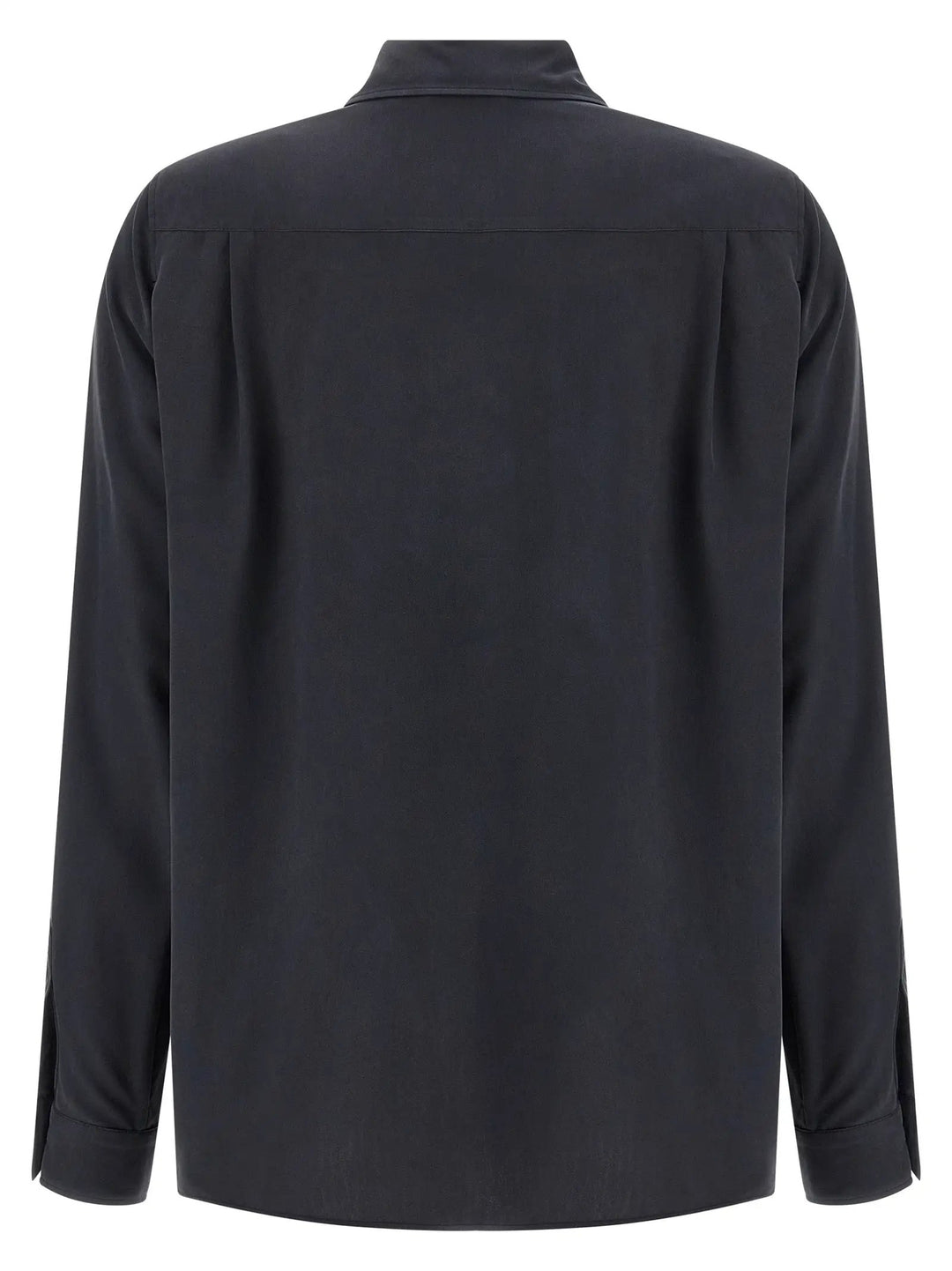 Max Mara Gray Silk Blouse