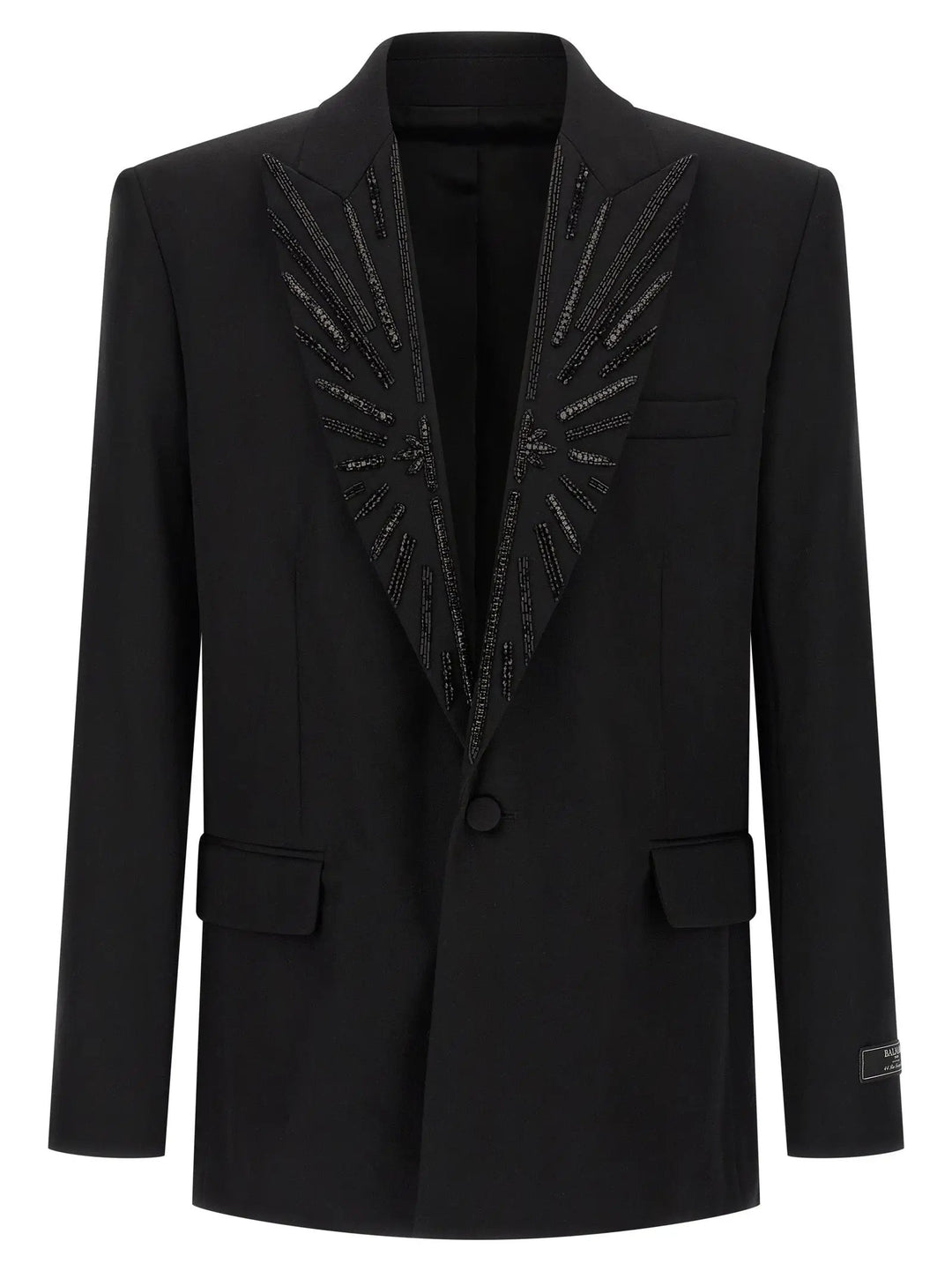 Balmain Black Virgin Wool Blazer