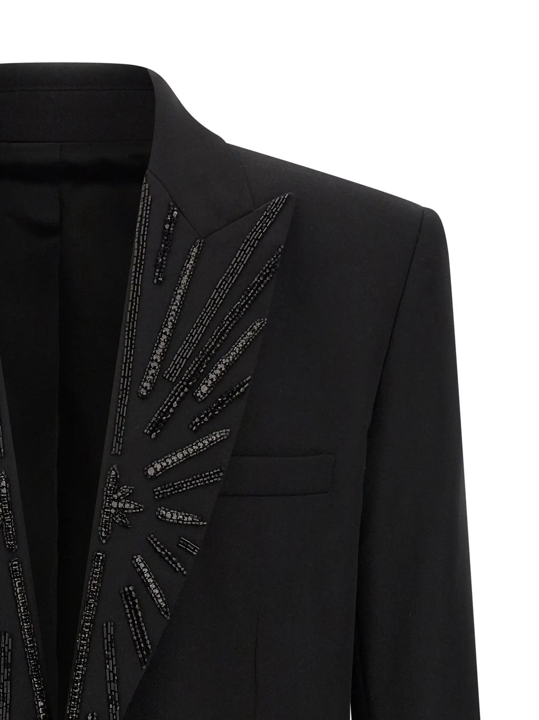 Balmain Black Virgin Wool Blazer