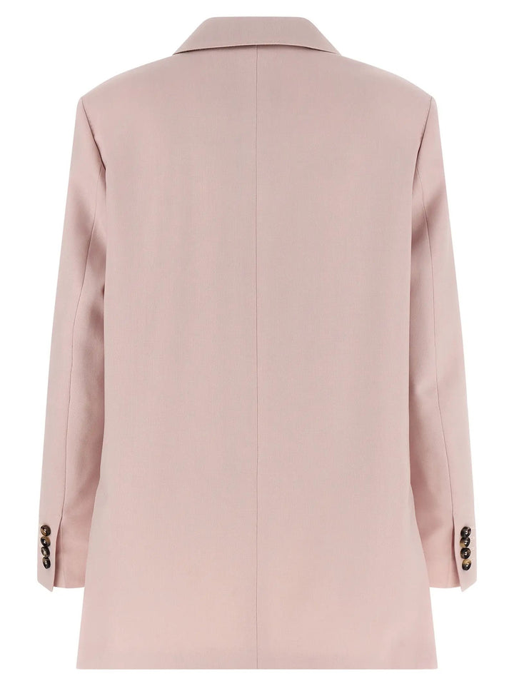Max Mara Multicolor Virgin Wool Blazer