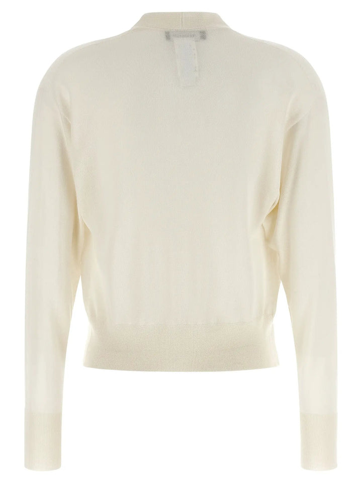 Fabiana Filippi White Cashmere Cardigan