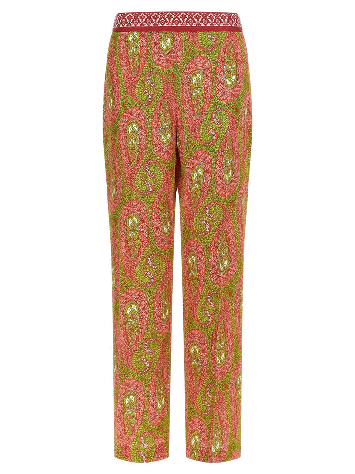 Etro Multicolor Polyester Pants