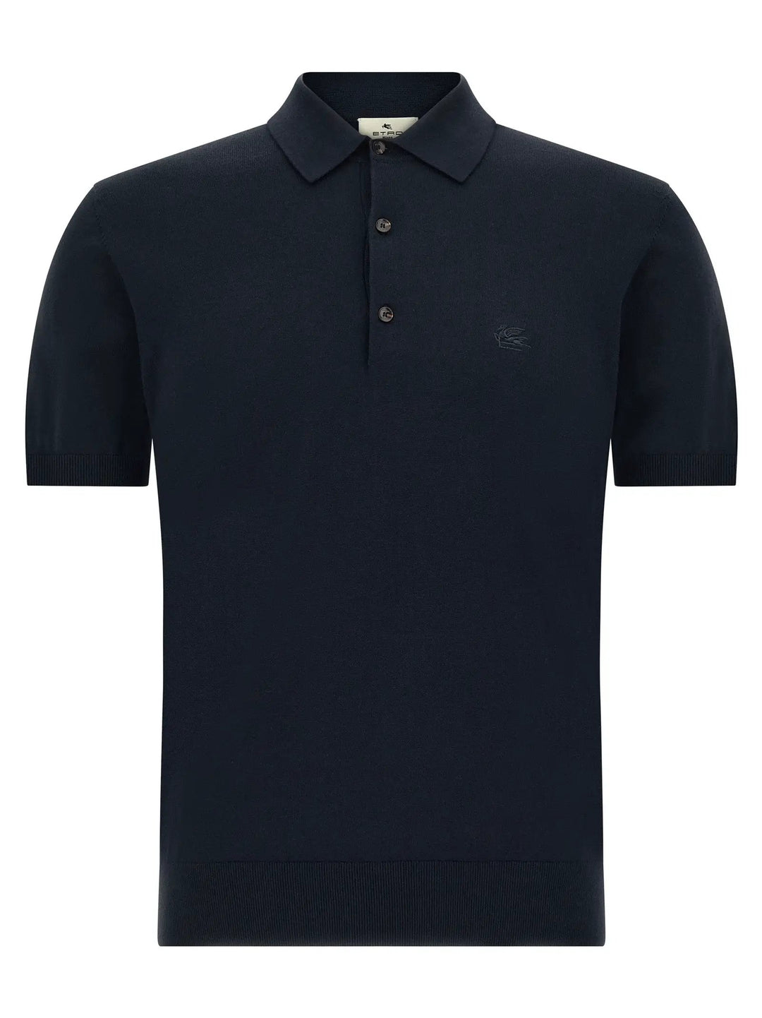 Etro Blue Cotton Polo Shirt