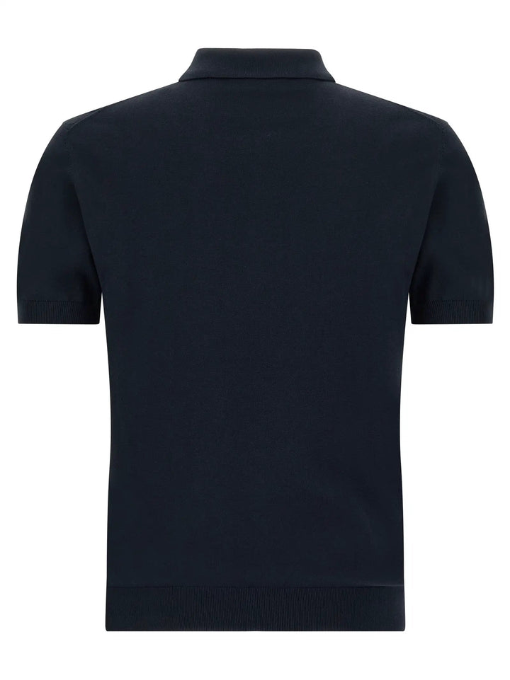 Etro Blue Cotton Polo Shirt