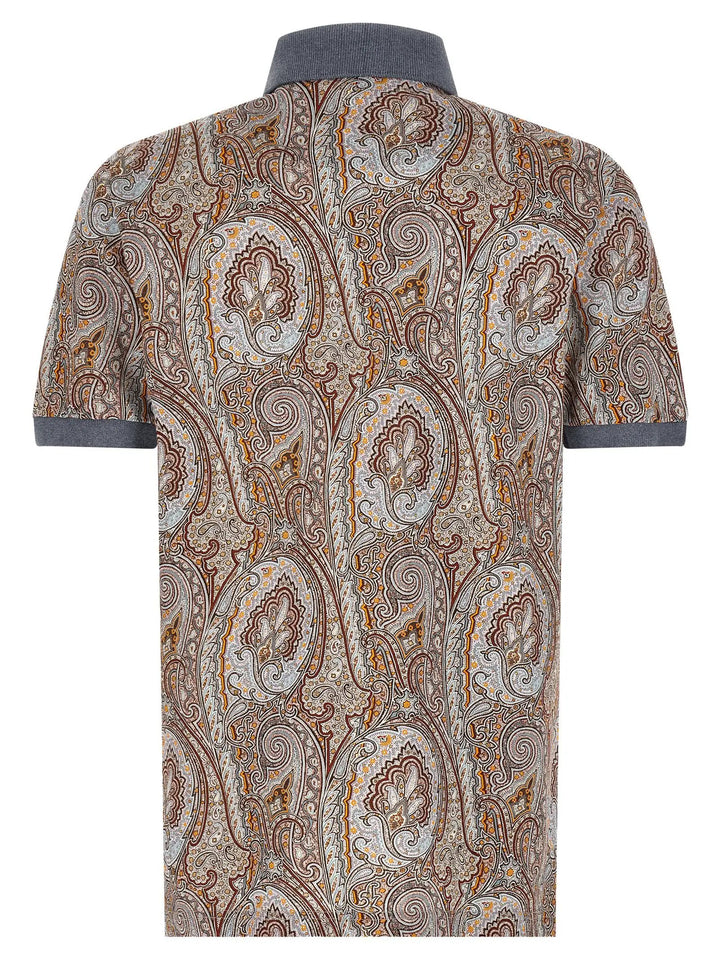 Etro Multicolor Cotton Polo Shirt