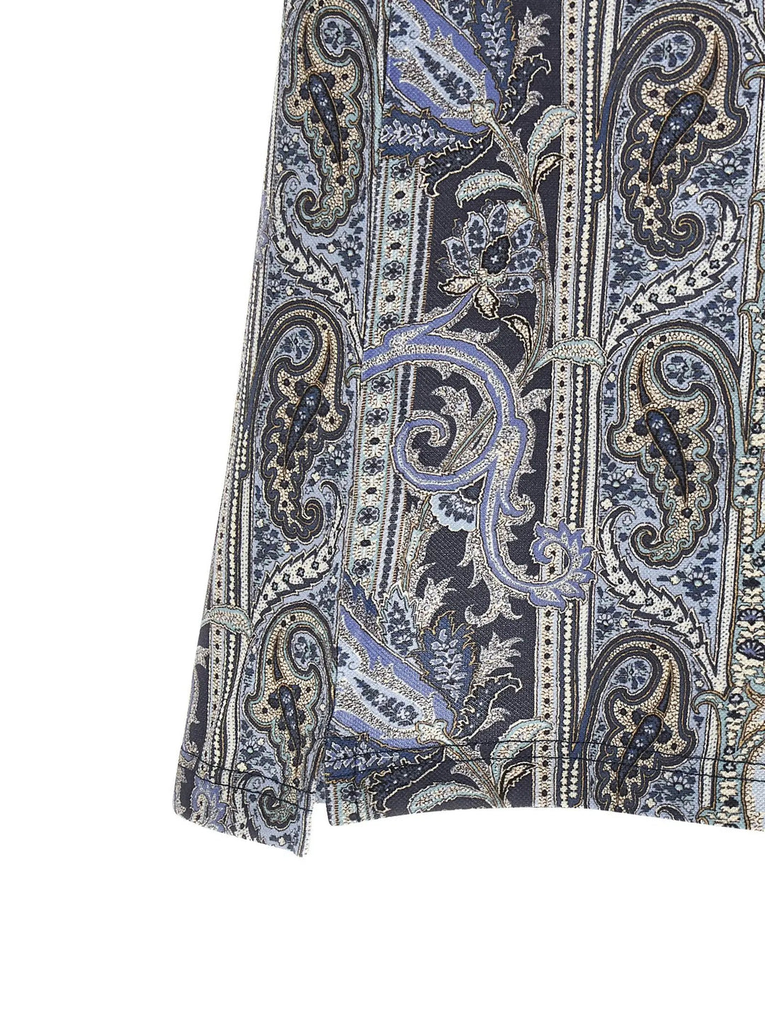 Etro Blue Cotton Polo Shirt
