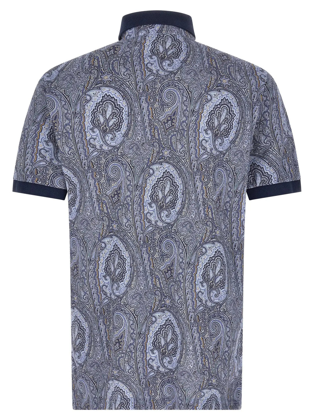 Etro Blue Cotton Polo Shirt
