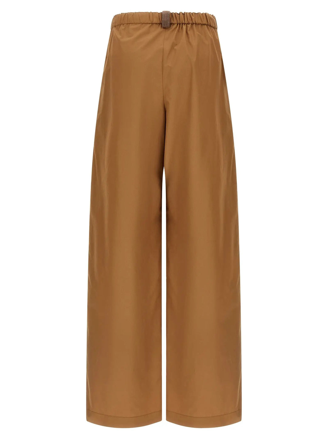 Fabiana Filippi Brown Cotton Casual Pants