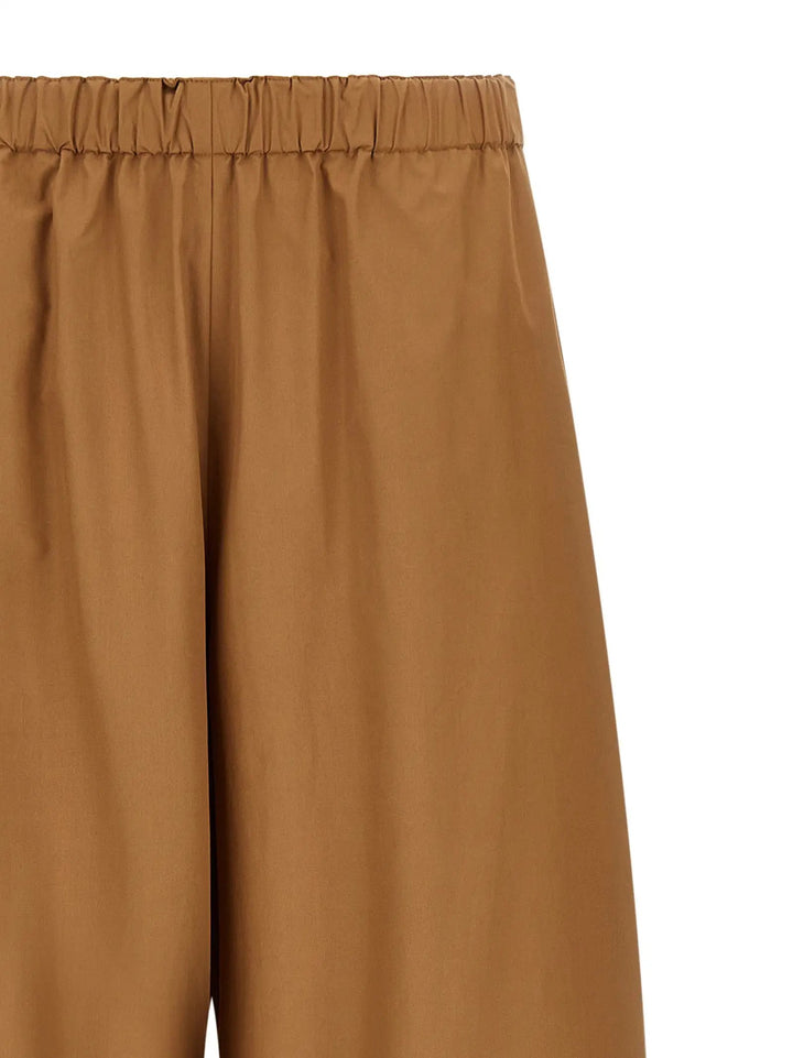 Fabiana Filippi Brown Cotton Casual Pants