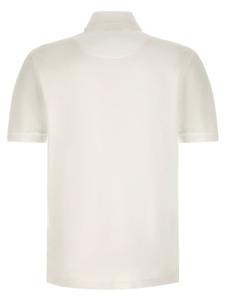 Etro White Cotton Polo Shirt