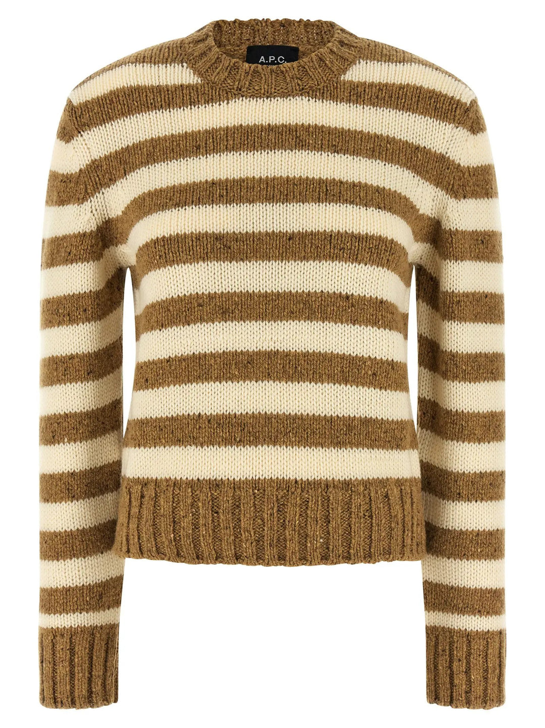 A.P.C. Brown Virgin Wool Cardigan