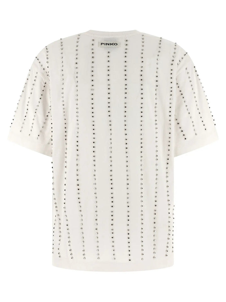 PINKO White Cotton T-Shirt