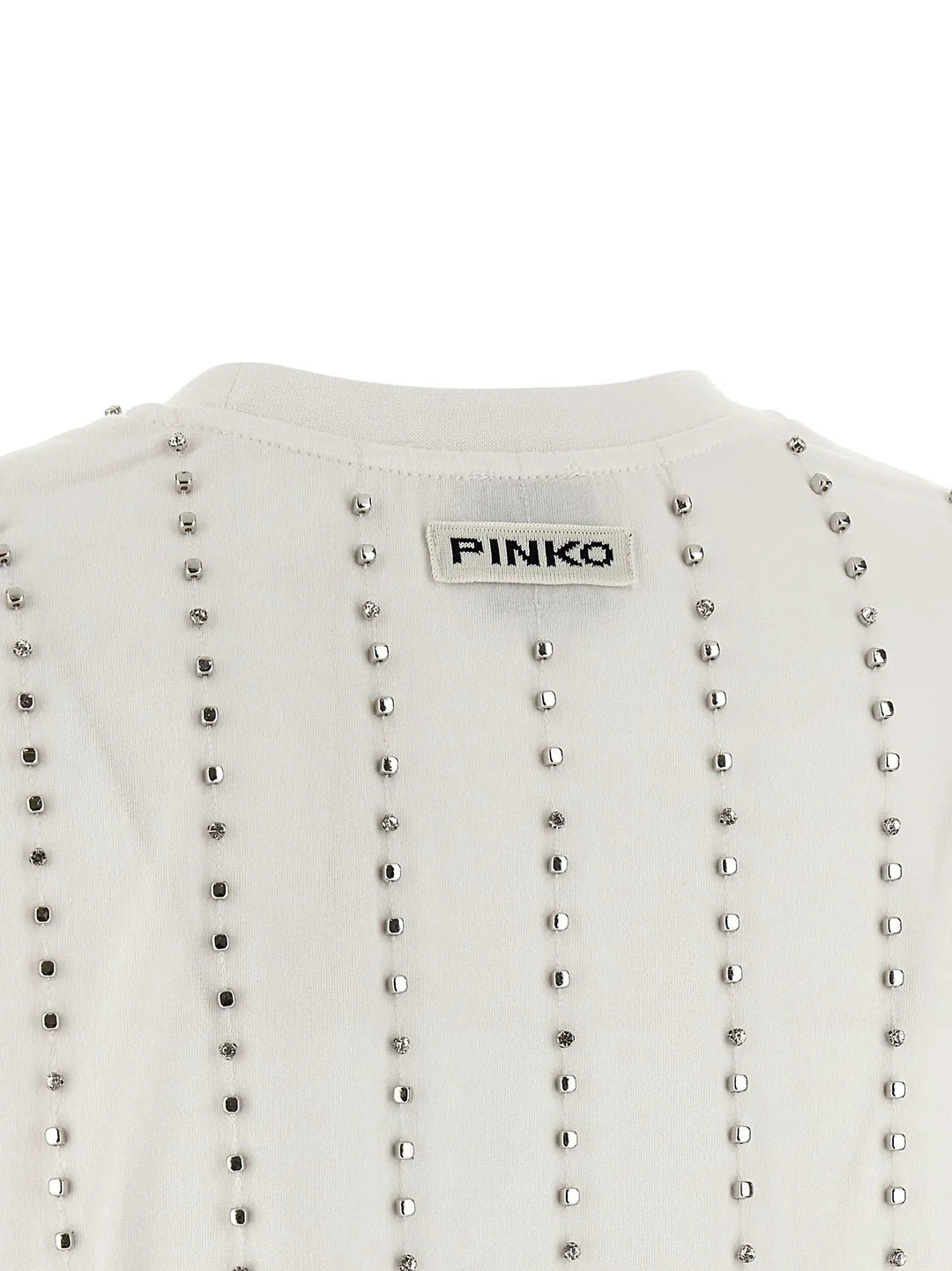 PINKO White Cotton T-Shirt