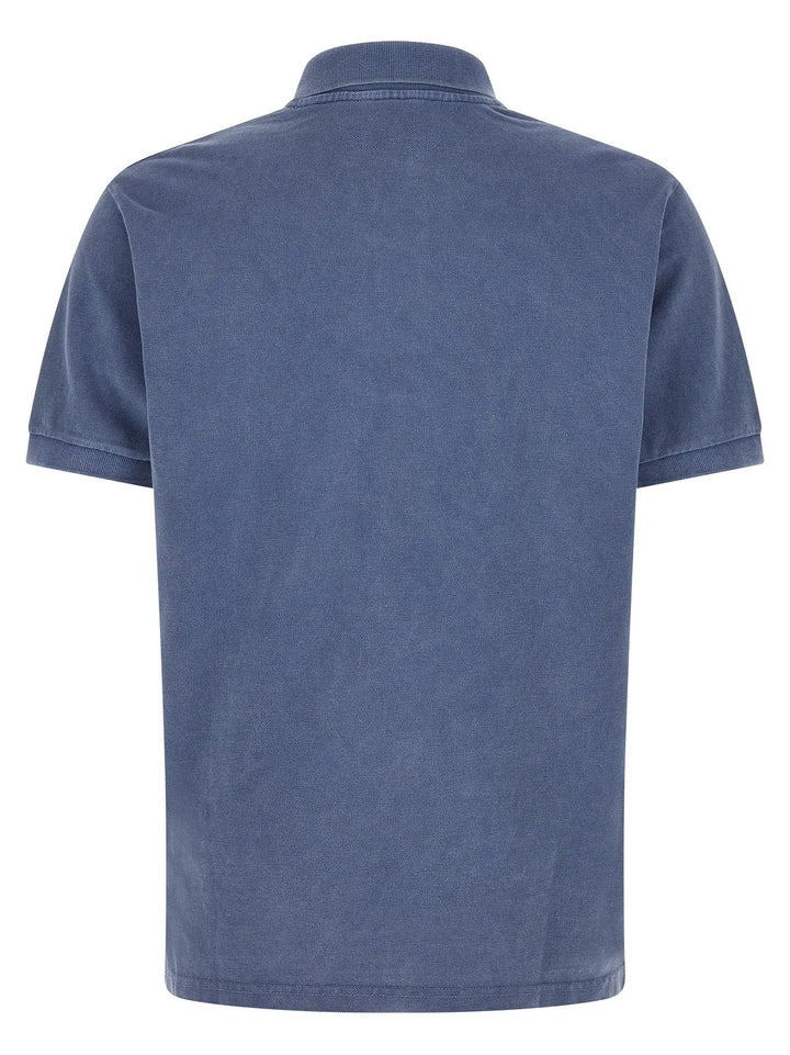 Isabel Marant Blue Cotton Polo Shirt