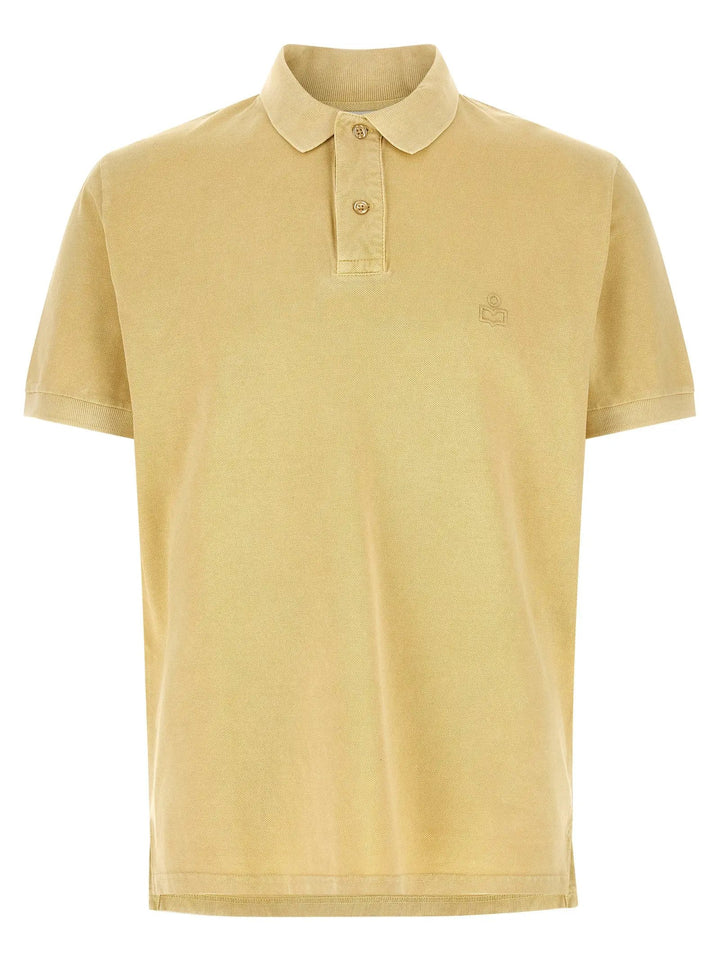Isabel Marant Bicolor Cotton Polo Shirt