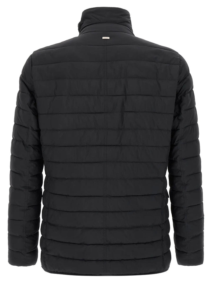 Herno Blue Polyamide Full-Length Jacket