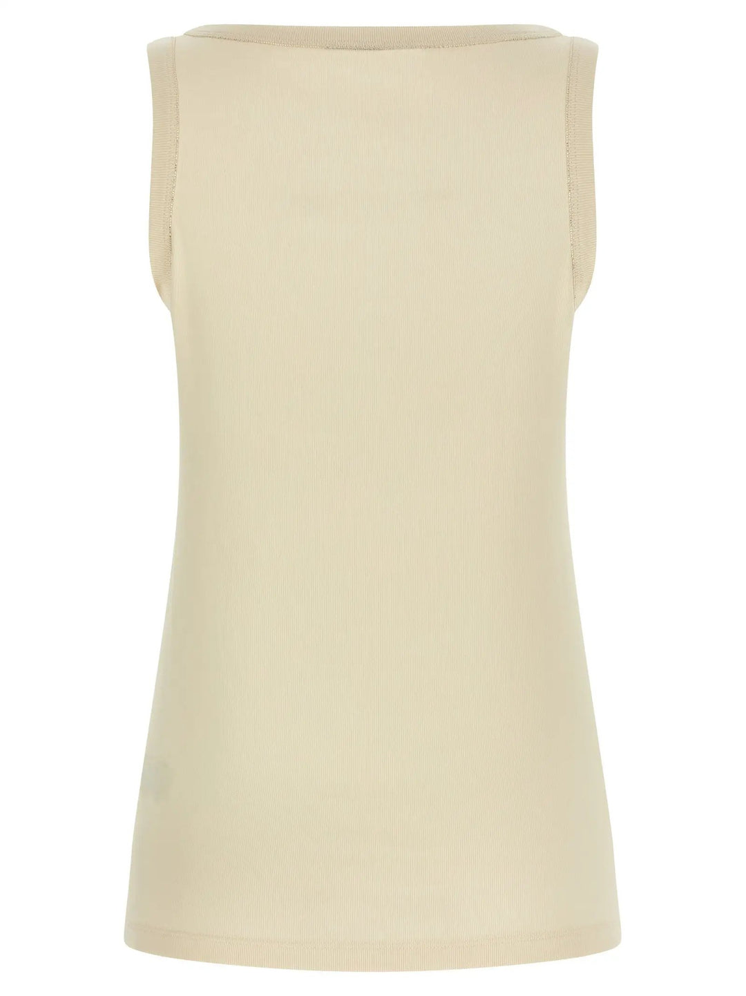 Fabiana Filippi Sample Sale | Fabiana Filippi Beige Cotton Tank Tops - | Designer outlet