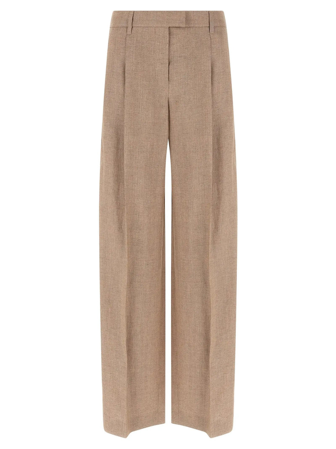 Brunello Cucinelli Multicolor Linen Flared Pants