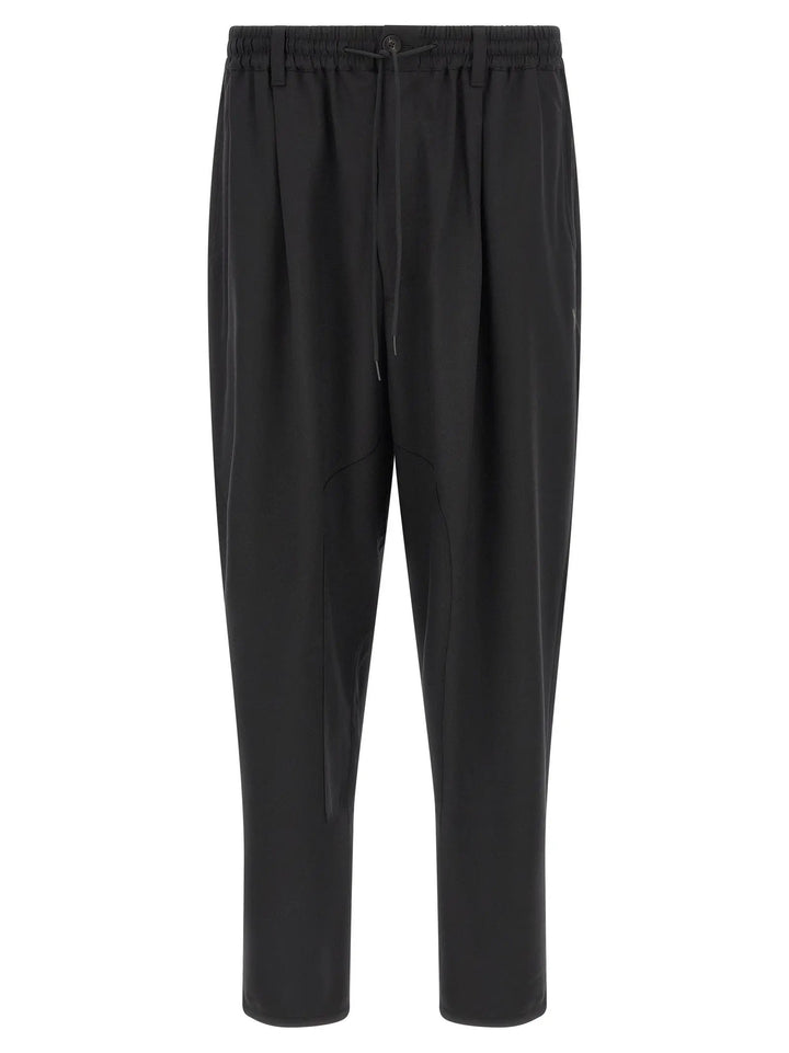Y-3 Black Polyester Casual Pants