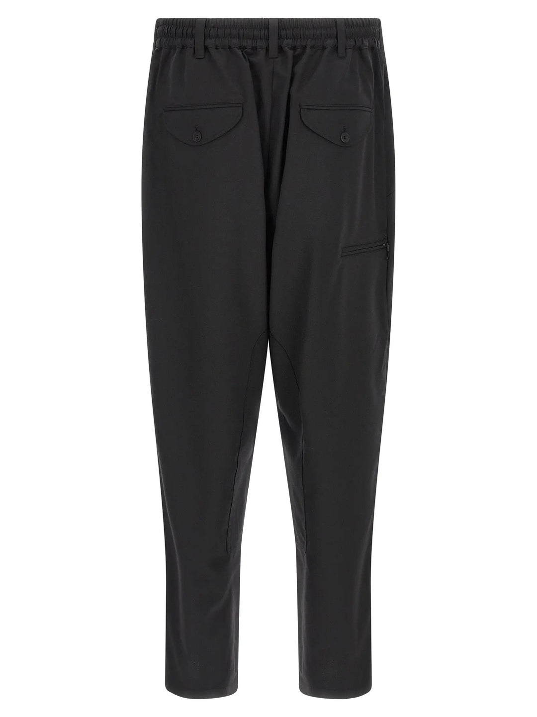 Y-3 Black Polyester Casual Pants