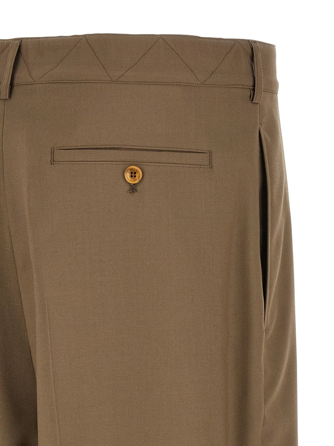 Marni Sample Sale | Marni Beige Virgin Wool Casual Pants - | Designer outlet